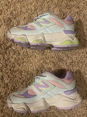 New Balance Toddler' Pastel Multi Sneaker - White, Pink & Purple